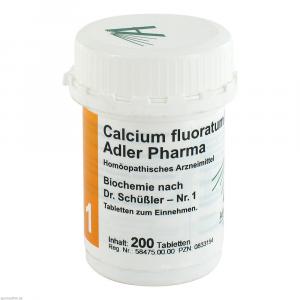 BIOCHEMIE Adler 1 Calcium fluoratum D 12 Tabletten