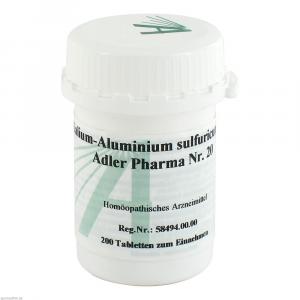 BIOCHEMIE Adler 20 Kalium aluminium sulf.D 12 Tab.