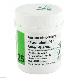 BIOCHEMIE Adler 25 Aurum chloratum natr.D 12 Tabl.
