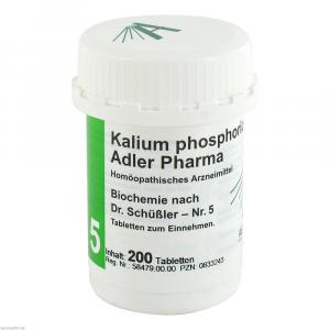 BIOCHEMIE Adler 5 Kalium phosphoricum D 6 Tabl.