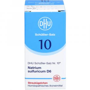 BIOCHEMIE DHU 10 Natrium sulfuricum D 6 Globuli