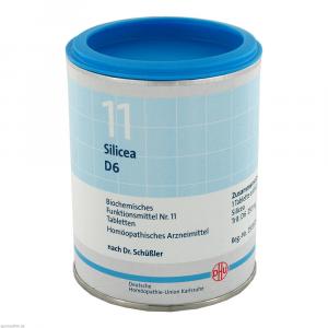 BIOCHEMIE DHU 11 Silicea D 6 Tabletten