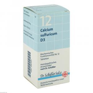 BIOCHEMIE DHU 12 Calcium sulfuricum D 3 Tabletten
