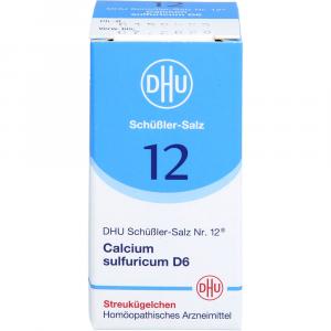 BIOCHEMIE DHU 12 Calcium sulfuricum D 6 Globuli