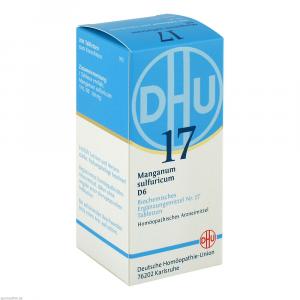 BIOCHEMIE DHU 17 Manganum sulfuricum D 6 Tabletten