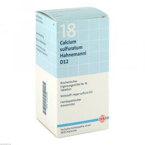BIOCHEMIE DHU 18 Calcium sulfuratum D 12 Tabletten