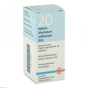 BIOCHEMIE DHU 20 Kalium alum.sulfur.D 12 Tabletten