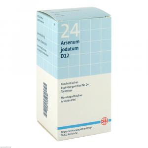 BIOCHEMIE DHU 24 Arsenum jodatum D 12 Tabletten