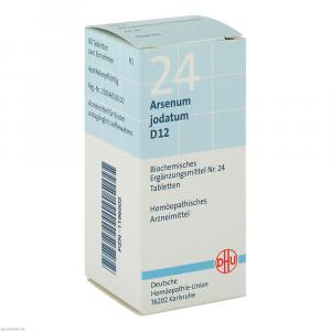 BIOCHEMIE DHU 24 Arsenum jodatum D 12 Tabletten