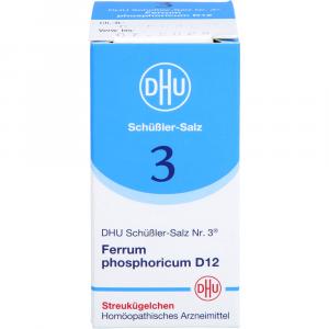 BIOCHEMIE DHU 3 Ferrum phosphoricum D 12 Globuli