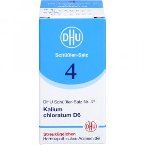 BIOCHEMIE DHU 4 Kalium chloratum D 6 Globuli