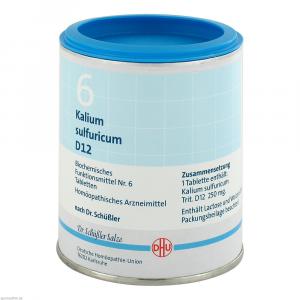 BIOCHEMIE DHU 6 Kalium sulfuricum D 12 Tabletten