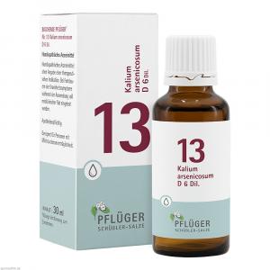 BIOCHEMIE Pflüger 13 Kalium arsenicosum D 6 Tropf.