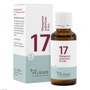 BIOCHEMIE Pflüger 17 Manganum sulfuricum D 6 Tro.