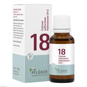 BIOCHEMIE Pflüger 18 Calcium sulfuratum D 12 Glob.