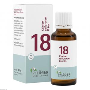 BIOCHEMIE Pflüger 18 Calcium sulfuratum D 6 Tropf.