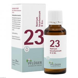 BIOCHEMIE Pflüger 23 Natrium bicarbonicum D 6 Tro.