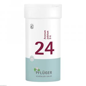 BIOCHEMIE Pflüger 24 Arsenum jodatum D 6 Tabletten