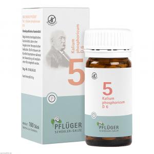 BIOCHEMIE Pflüger 5 Kalium phosphoricum D 6 Tabl.