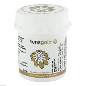 BIOCHEMIE Senagold 15 Kalium jodatum D 12 Tabl.