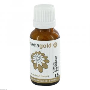 BIOCHEMIE Senagold 16 Lithium chloratum D 12 Glob.