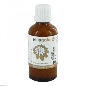 BIOCHEMIE Senagold 16 Lithium chloratum D 12 Glob.