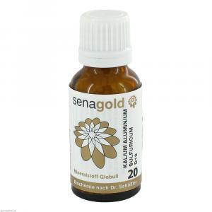 BIOCHEMIE Senagold 20 Kalium alumin.sulf.D 12 Gl.