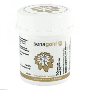 BIOCHEMIE Senagold 21 Zincum chloratum D 12 Tabl.