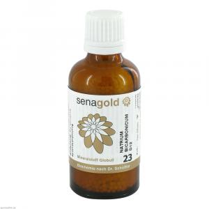BIOCHEMIE Senagold 23 Natrium bicarb.D 12 Globuli