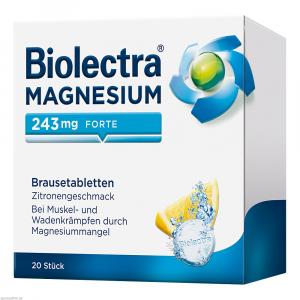 BIOLECTRA Magnesium 243 mg forte Zitrone Br.-Tabl.