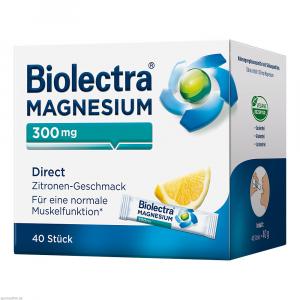 BIOLECTRA Magnesium 300 mg Direct Zitrone Sticks