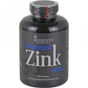 BIOMENTA Zink 50 vegan 25 mg je 1/2 Tablette