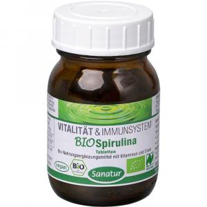 BIOSPIRULINA Mikroalgen Naturland Tabletten