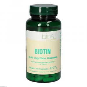 BIOTIN 0,45 mg Bios Kapseln