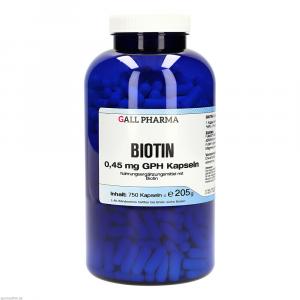 BIOTIN 0,45 mg GPH Kapseln