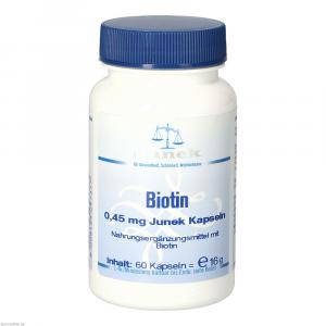 BIOTIN 0,45 mg Junek Kapseln