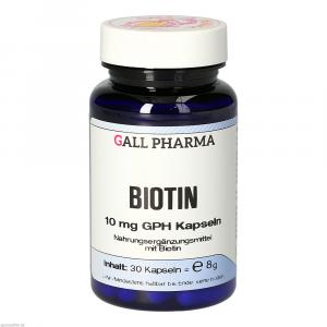 BIOTIN 10 mg GPH Kapseln