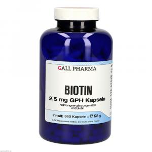 BIOTIN 2,5 mg GPH Kapseln