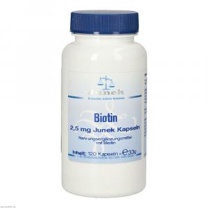 BIOTIN 2,5 mg Junek Kapseln