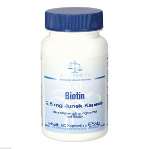 BIOTIN 2,5 mg Junek Kapseln