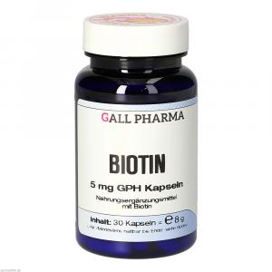 BIOTIN 5 mg GPH Kapseln