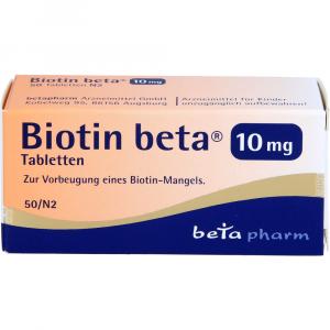 BIOTIN BETA 10 mg Tabletten