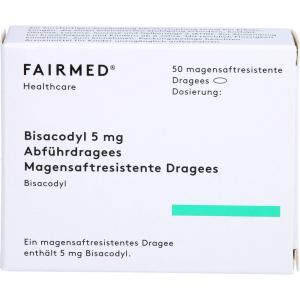 BISACODYL 5 mg Dragees magensaftresistente Dragees