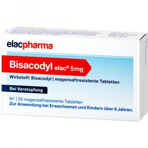 BISACODYL elac 5 mg magensaftresistente Tabletten