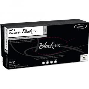 BLACK LX PF Unt.Handsch.unsteril Latex Gr.M