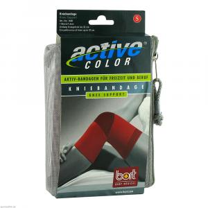 BORT ActiveColor Kniebandage S rot