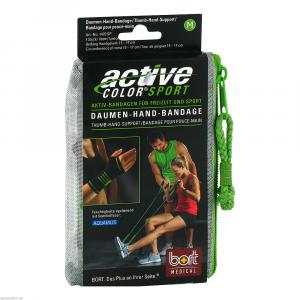 BORT ActiveColor Sport Daumen-Hand-Band.M schw/gr.