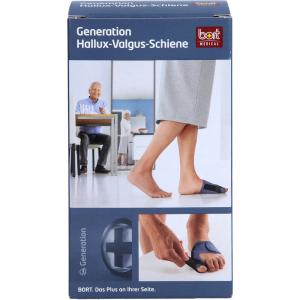 BORT Generation Hallux-Valgus Schiene li.Gr.2 blau