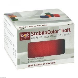 BORT StabiloColor haft Binde 4 cm rot