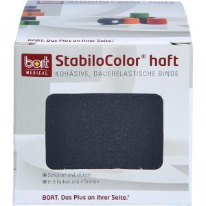 BORT StabiloColor haft Binde 6 cm schwarz